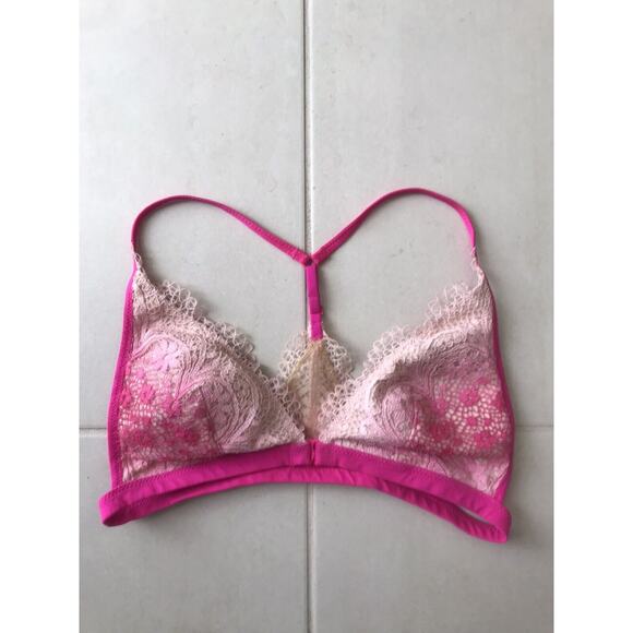 Victoria's Secret Lingerie Bralette Lace Ombre Wireless - Picture 1 of 8